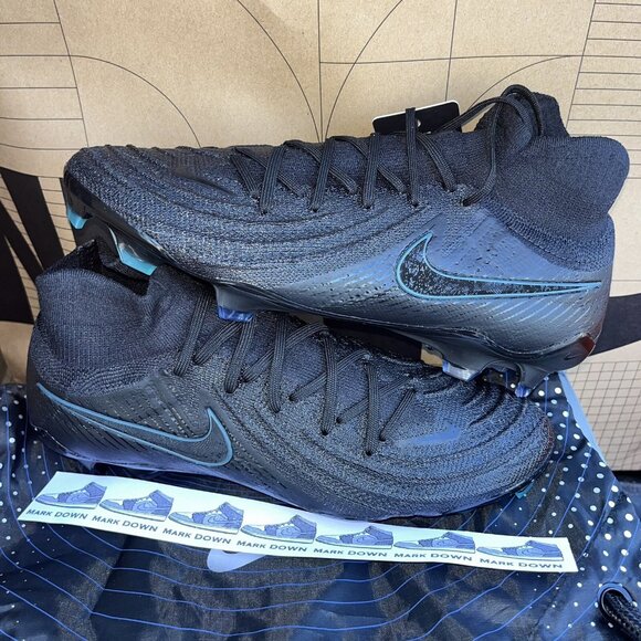 NEW Nike Phantom Luna II Elite FG Black Deep Jungle Green FJ2572-002 Sz 12 - Picture 1 of 6